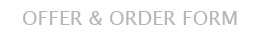 Sipari�-Teklif Formu